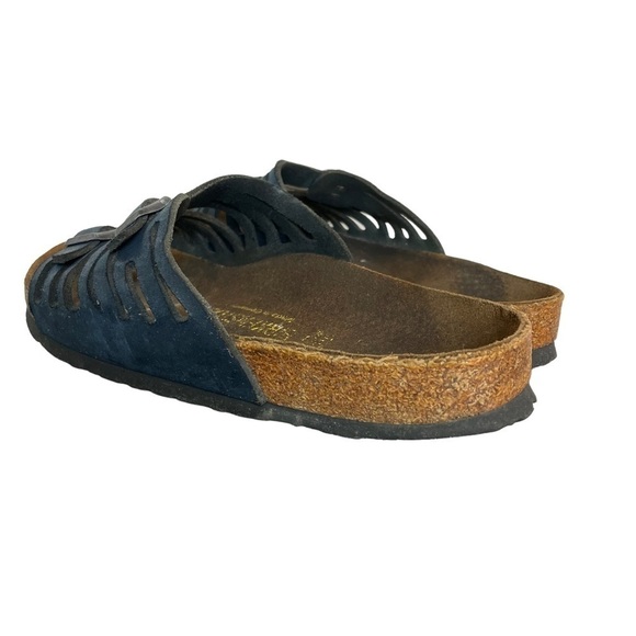 Birkenstock Granada Blue Slip On Slide Sandals Size 38/Size 7-7.5 - Picture 3 of 16
